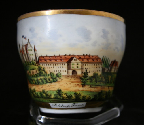 Biedermeier ansichtentasse - ansichtentasse, "