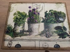 Vintage Bild Kräuter Motiv sehr guter Zustand ca. 35x45 cm