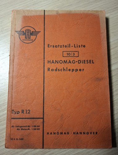 Hanomag schlepper r12 - schlepper,