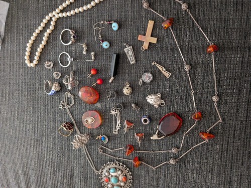 Schmuck konvolut silber - schmuck,