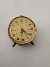 Vintage Mauthe  Wecker, Tischwecker mechanisch  Germany  #16b