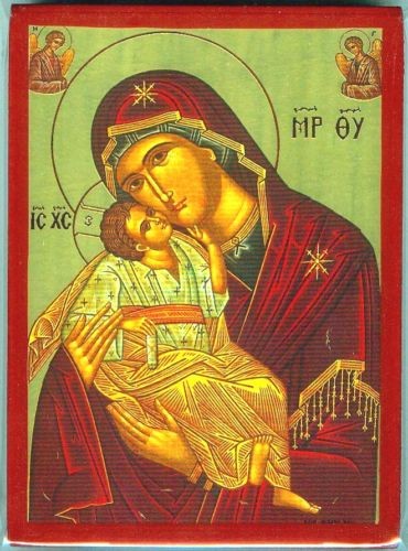 Ikone liebkosende madonna - ikone,