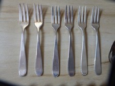 WMF -  Besteck  - 3100 - Art Deco - Silber 90 -  6 Kuchengabeln