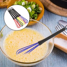  5 Pcs Small Whisk Set Mini Schneebesen Plastik Klein Bunt Farbmischer