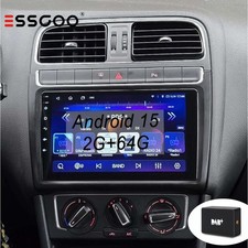 DAB Für VW Polo 6R 6C 2009-2017 9" Carplay Autoradio Android 15 GPS Navi 64G FM