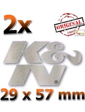 K&N Die Cut Silber 29x57mm