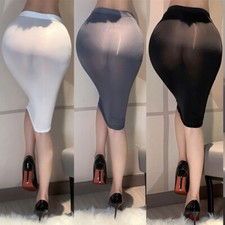 Glänzender Röhrenrock Für