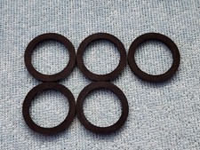5 x FLACHDICHTUNG 34 Zoll 24 x 18 x 2 mm Gummi-Dichtung für Überwurfmuttern