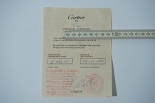 Cartier Schmuck Zertifikat vom