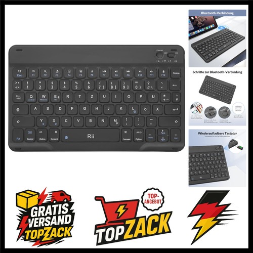 Rii bluetooth tastatur für - bluetooth,