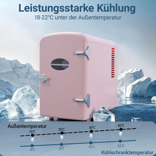 Mini kühlschrank kühlbox - 4l,