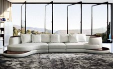 Rundsofa Designer Ecksofa Sofa