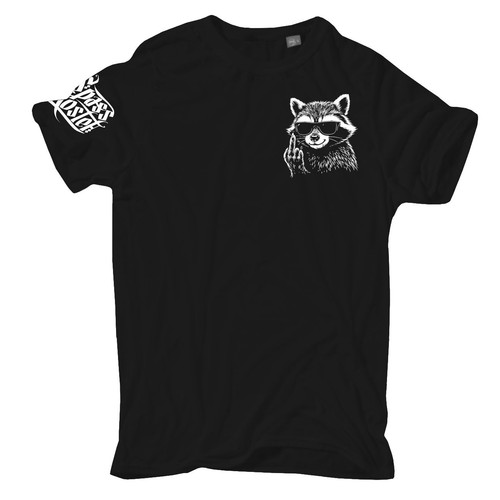 Herren shirt waschbären - herren, t-shirt
