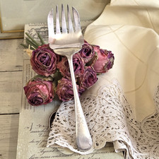 Antike Vorlegegabel, versilbert, England