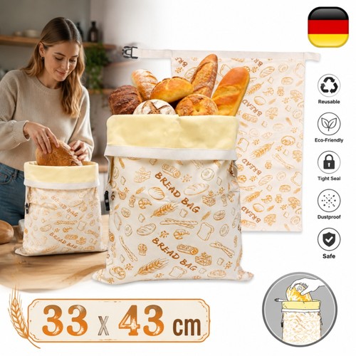Bienenwachs brotbeutel leinen - bienenwachs-brotbeutel,