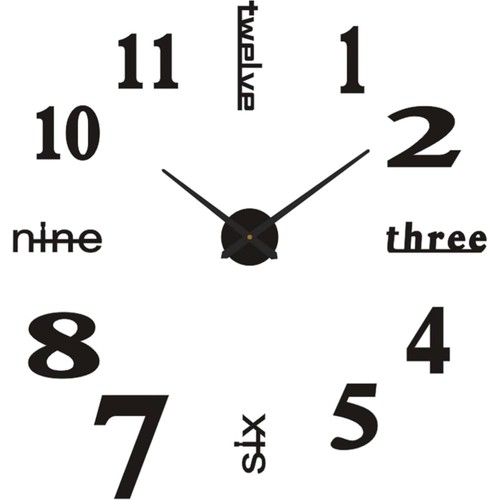 Große wanduhr diy - wanduhr,