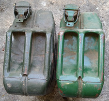 2 St Benzin/Dieselkanister  20L, Metall