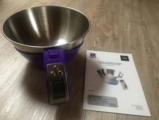 Digitale Rührschüssel mit integrierter Waage  Edelstahlschüssel  5000g