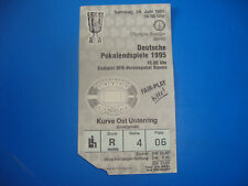 1995 Ticket DFB Pokalfinal Borussia Mönchengladbach VFL Wolfsburg Eintrittskarte