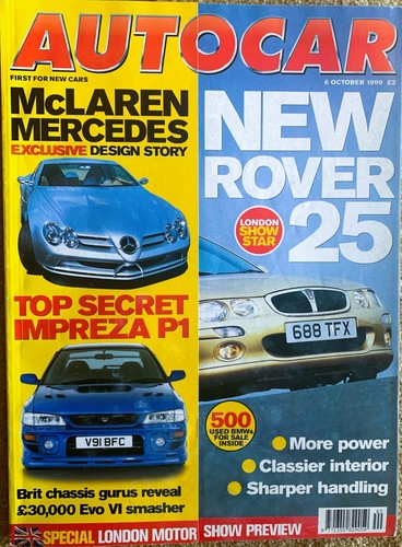 Autocar magazine oct - autocar, 06-oct-99