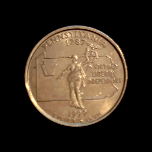 Usa state quarter - quarter, 1/4