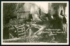 Foto AK - Zwischendecktreffer SMS Seydlitz - Skagerrak-Schlacht, schwere Schäden