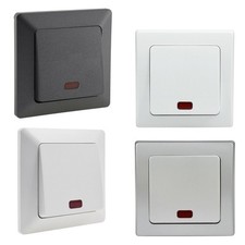 Unterputz beleuchteter Licht-Schalter mit Beleuchtung Kontroll-Leuchte UP