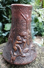 STAND & CO SELTENE DELHI WARE BRETBY STUDIO KERAMIK VASE MARKIERT 2100 AFFEN