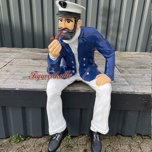 Kapitän seemann sitzend figur - kapitän,