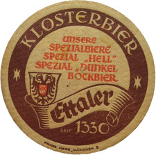 ALTER BIERDECKEL Ettaler