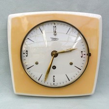 Wunderschöne alte Küchenuhr von der Oma Keramikuhr von Diehl um 1960