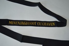 Mützenband der Bundesmarine." MINENJAGDBOOT CUXHAVEN"