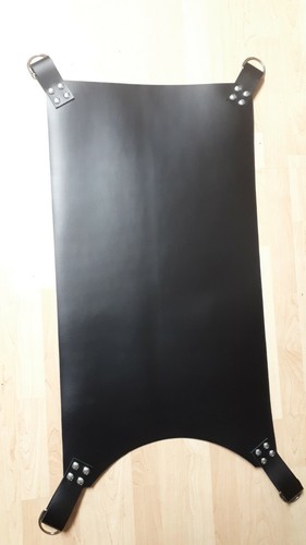 Slingmatte aus rinderleder uni - aus,