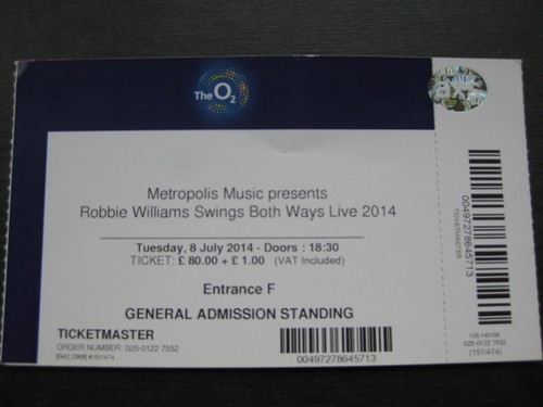 Robbie williams london - o2,