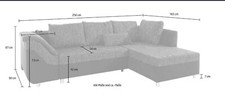 fast neuwertiges Sofa mit