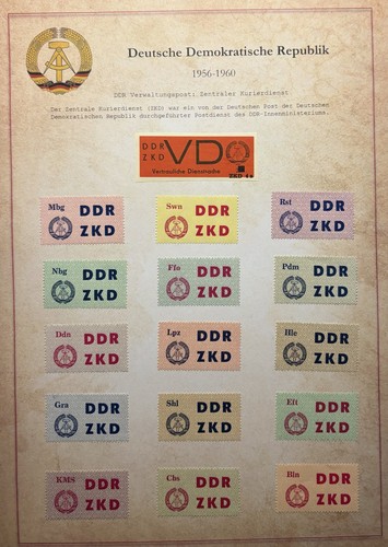 Ddr verwaltungspost zentraler - ddr,