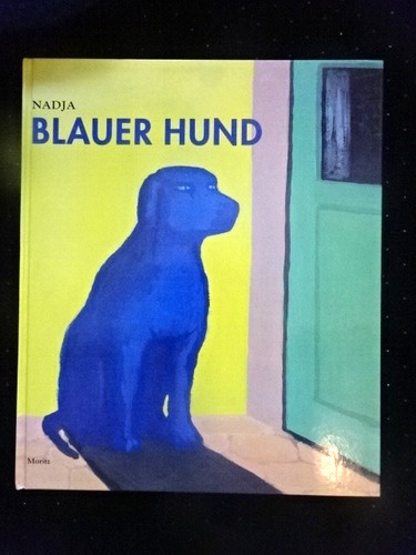 Nadja blauer hund - blauer, hund: