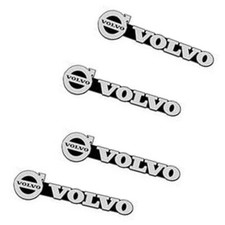 4X Auto Zubehör Audiolautsprecher Emblem Ornament Aufkleber Für Volvo Abzeichen