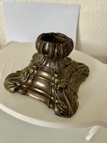 Barocker silber kerzenständer - barocker, silber-kerzenständer