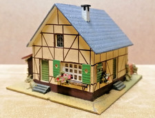 ? FALLER H0 Fachwerkhaus Nr. 271  2. Version mit Holzdach grau Bj. 1951-53