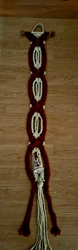 Makramee wandbehang mit - wandbehang,