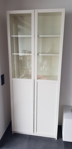 Ikea vitrine glas weiß - vitrine,