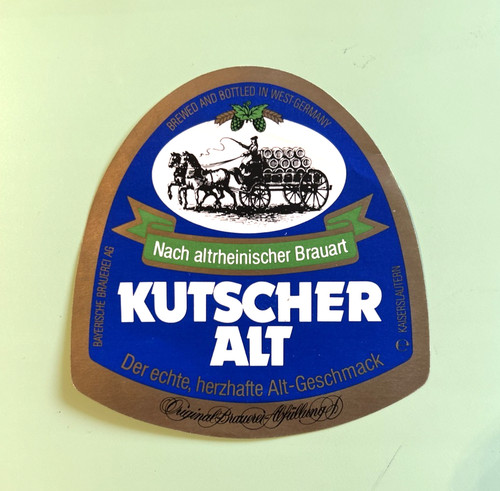 Altes bieretikett bayerische - bieretikett, ,