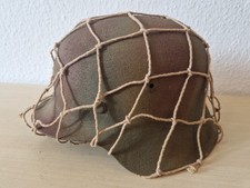 Helmnetz, Tarnnetz für den Stahlhelm, grobmaschig.