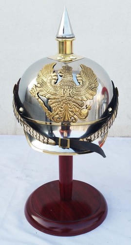 Messing pickelhaube helm mit - messing,
