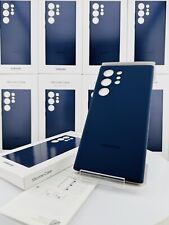 Original Samsung Galaxy S23 Ultra Silikon Case Cover Schutzhülle EF-PS918TN Navy