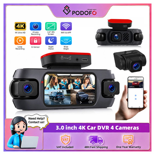Podofo auto dvr - auto-dvr, 1080p