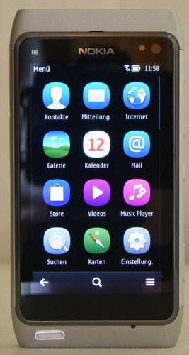 Nokia 16gb silber made - nokia, n8-00