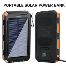 2x Solar Powerbank 30000mAh