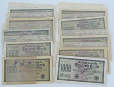 69x reichsbanknoten über 1000 - 69x,